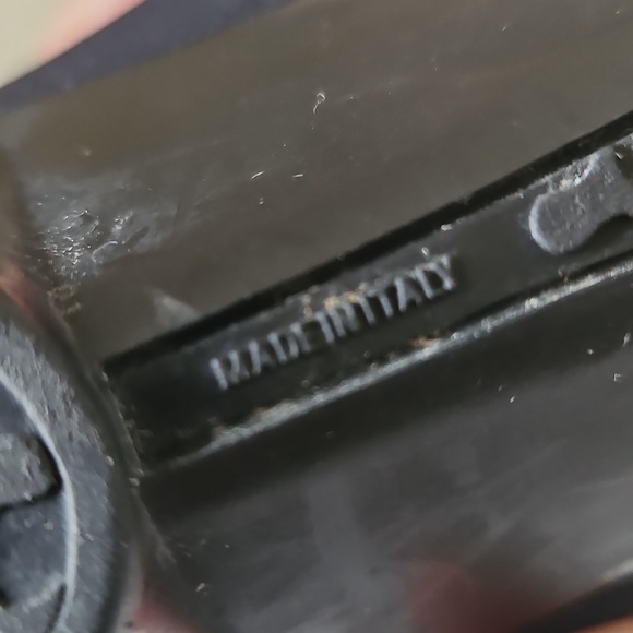 SALVATORE FERRAGAMO: Sleek Black Pointed Low Wedge Heels - Picture 10 of 10